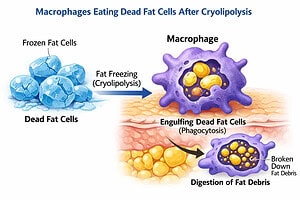 fat freezing aftercare - apoptosis diagram